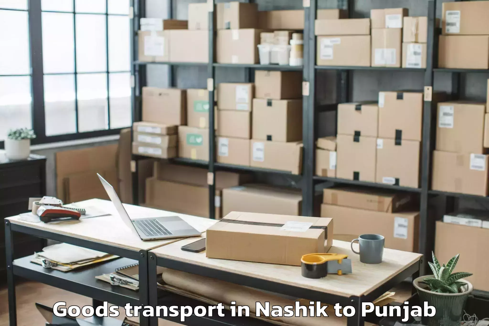 Book Nashik to Laungowal Goods Transport Online